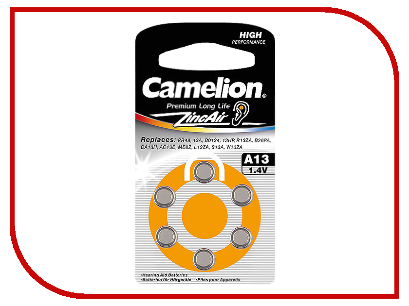   Camelion ZA13 BL-6 / A13-BP6 1.4V 280mAh, 241 