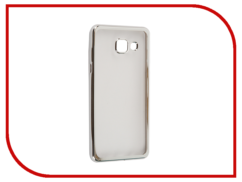  -  Samsung Galaxy A5 (2016) SkinBox Silicone Chrome Border 4People Silver T-S-SGA52016-008, 551 