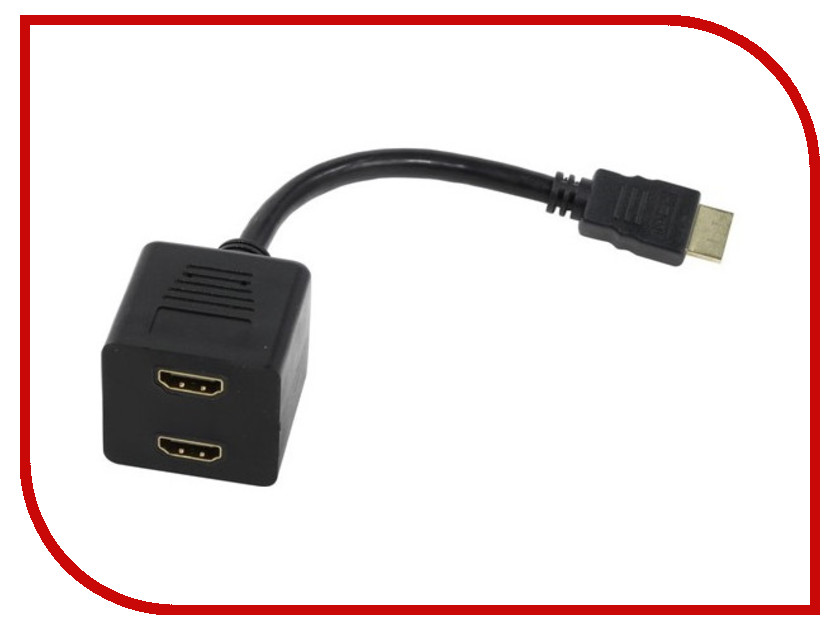  Telecom HDMI M - 2X-HDMI F 0.2m TA653, 576 