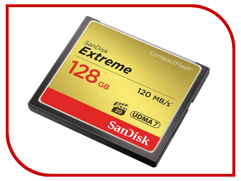   128Gb - SanDisk Extreme CF 120MB/s - Compact Flash SDCFXSB-128G-G46, 5459 