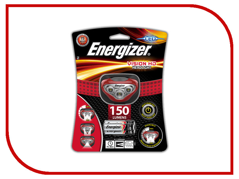  Energizer Headlight Vision HD E300280500, 849 