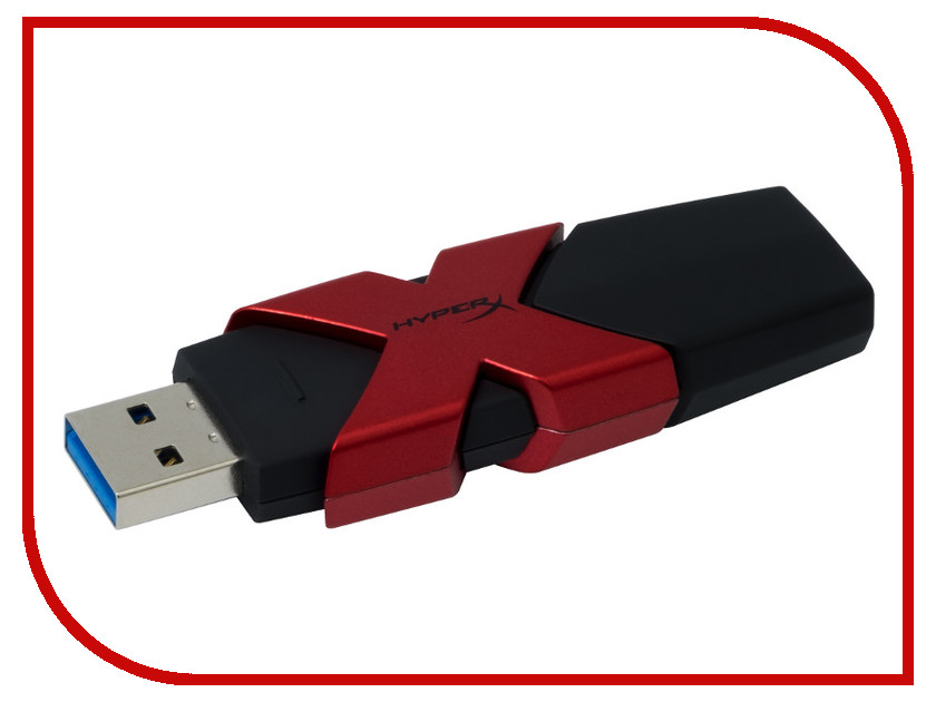 USB Flash Drive 128Gb - Kingston HyperX Savage HXS3/128GB, 5613 