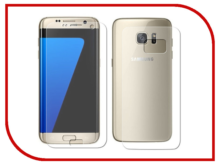    Samsung Galaxy S7 EDGE (5.5) Red Line Full Screen TPU ( +  ), 471 