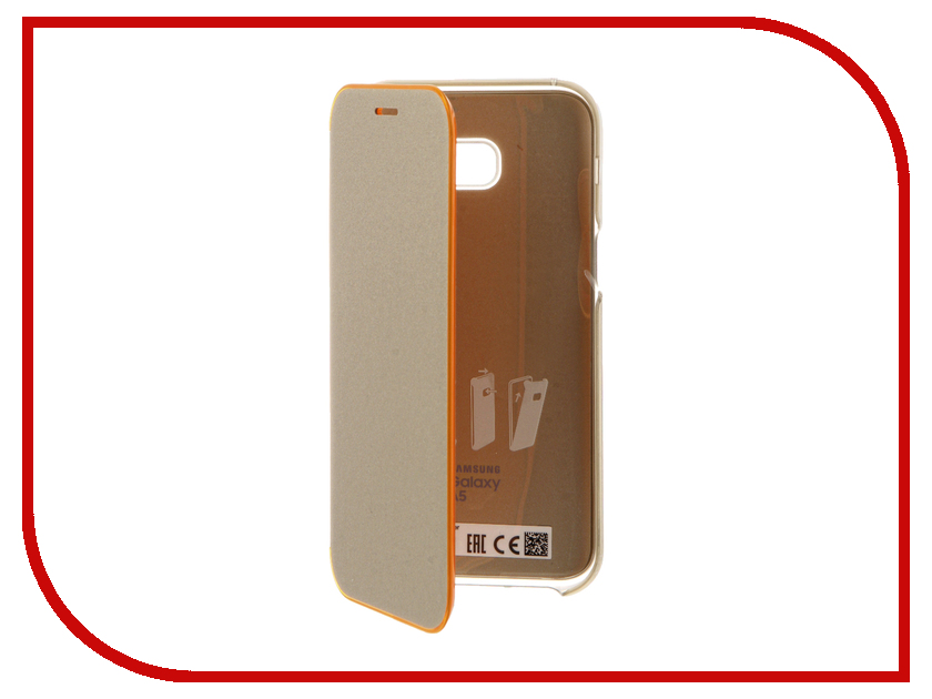    Samsung Galaxy A5 2017 Neon Flip Cover Gold EF-FA520PFEGRU, 1458 