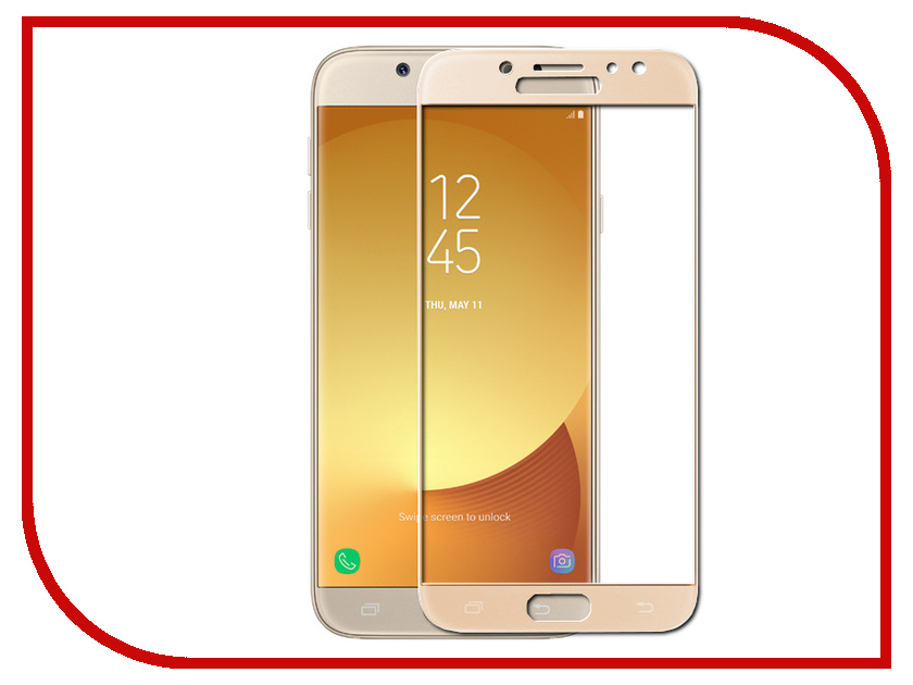     Samsung SM-J730F Galaxy J7 2017 Zibelino TG Full Screen Gold 0.33mm 2.5D ZTG-FS-SAM-J730F-GLD, 431 