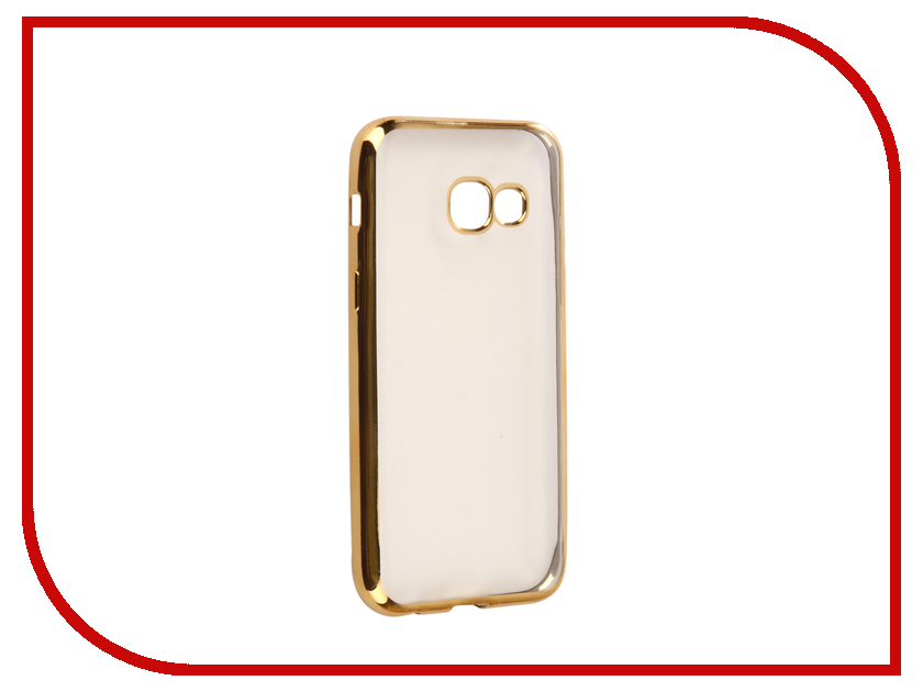    Samsung Galaxy A3 2017 A320F Svekla Flash Silicone Gold Frame SVF-SGA320F-GOLD, 659 