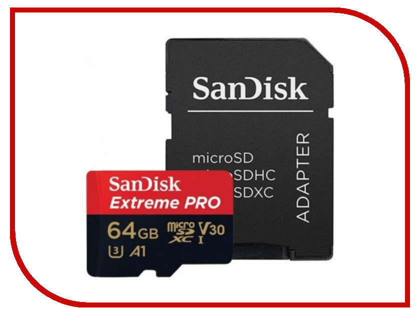   64Gb - SanDisk Extreme Pro Class 10 SDSQXCG-064G-GN6MA, 5878 