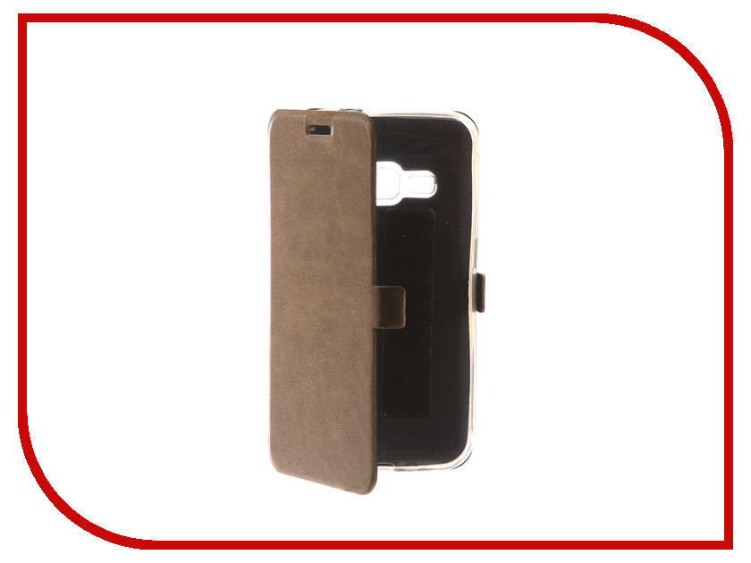    Samsung Galaxy J1 2016 CaseGuru Magnetic Case Light Brown 101049, 716 