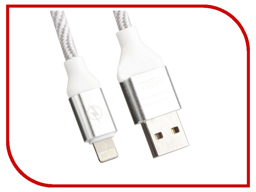  Liberty Project USB - Lightning 8 pin 1m Grey-White 0L-00033149, 365 