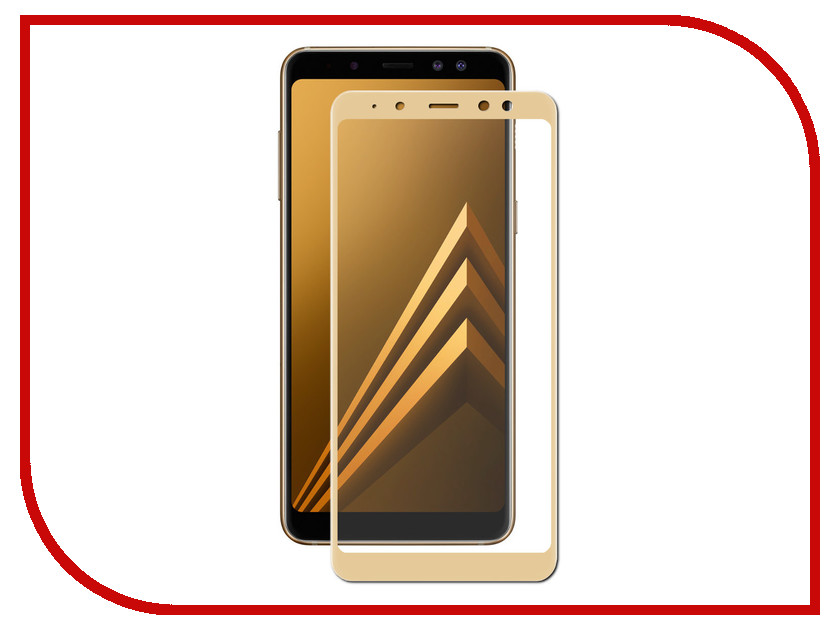     Samsung Galaxy A8 2018 (530) Zibelino TG Full Screen Gold 0.33mm 2.5D ZTG-FS-SAM-A530F-GLD, 431 