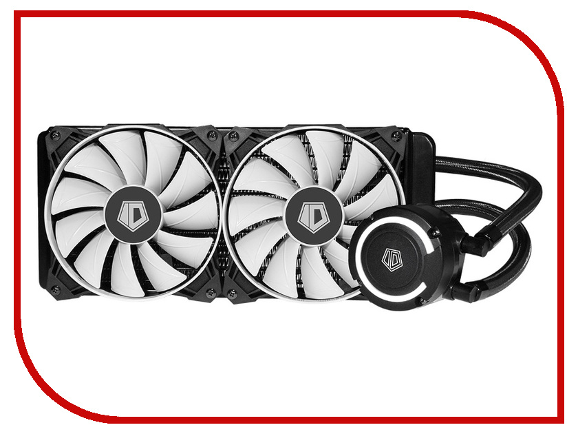   ID-Cooling FrostFlow+ 240 200W Black-White (Intel LGA2011/1151/1150/1155/1156/1366/775/AMD AM4/FM2+/FM2/FM1/AM3+/AM3/AM2+/AM2), 3626 