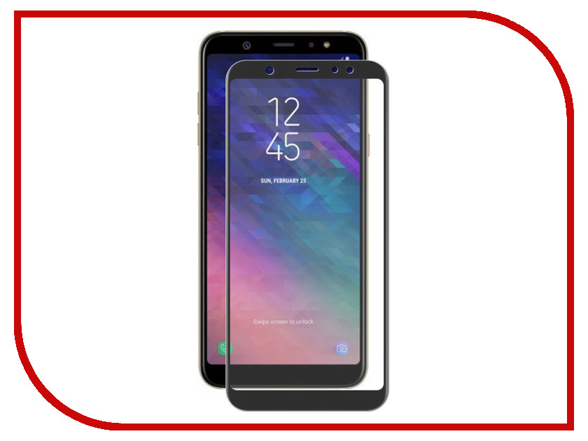     Samsung Galaxy A6 2018 DF Full Screen sColor-48 Black, 558 