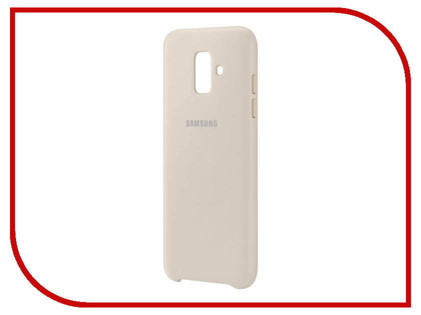   Samsung Galaxy A6 2018 Dual Layer Cover Gold EF-PA600CFEGRU, 769 