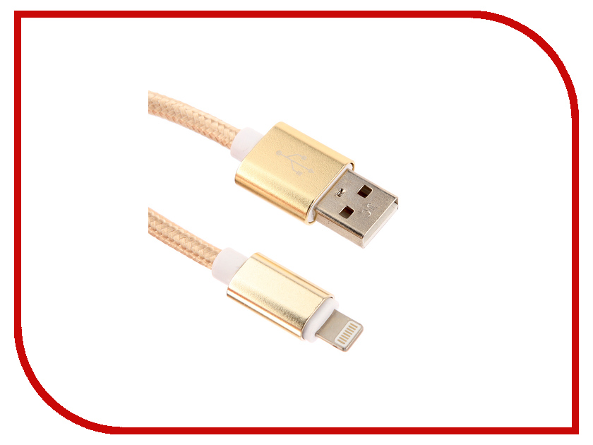  Red Line USB  Lightning 8-pin 2m Gold 000014154, 410 