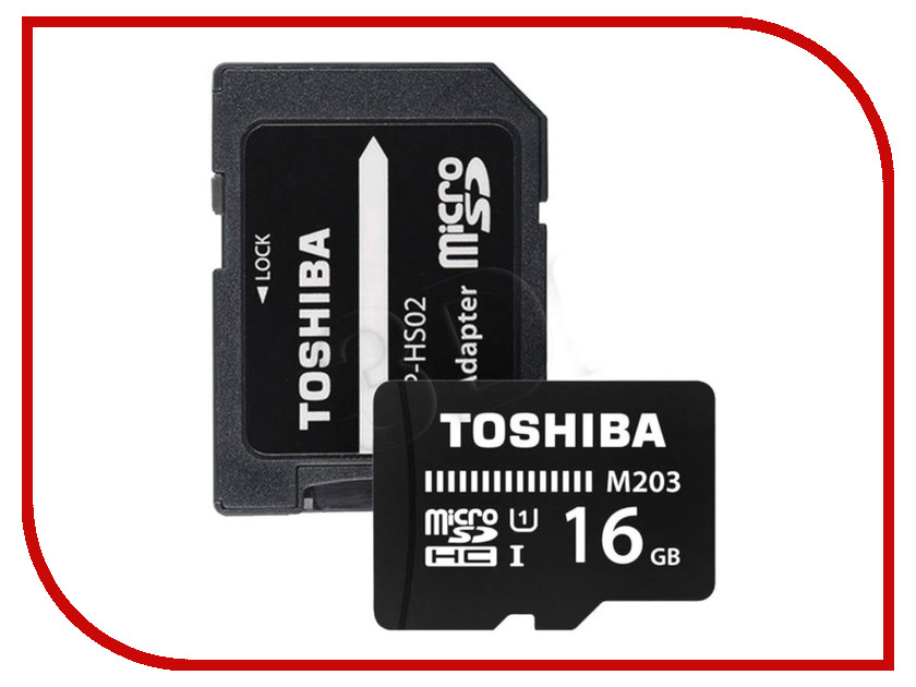   16Gb - Toshiba MicroSDHC Class 10 THN-M203K0160EA    SD, 2860 