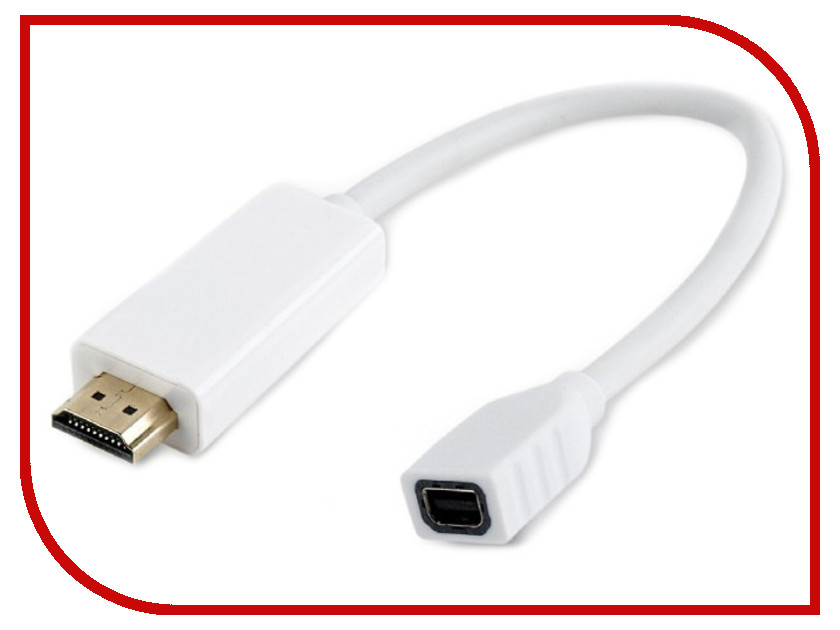  Gembird Cablexpert miniDisplayPort - HDMI White A-mDPF-HDMIM-001-W, 538 