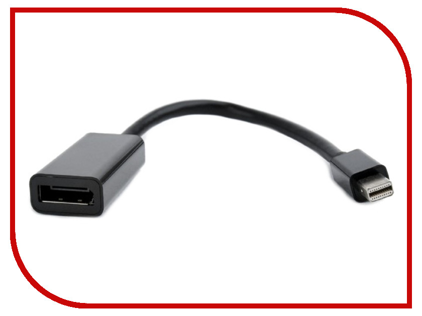  Gembird Cablexpert miniDisplayPort - DisplayPort Black A-mDPM-DPF-001, 390 