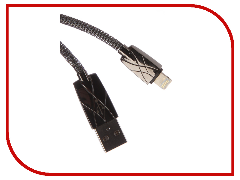  DF USB  Lightning 8 pin 1.0m iMetal-01 Black, 656 