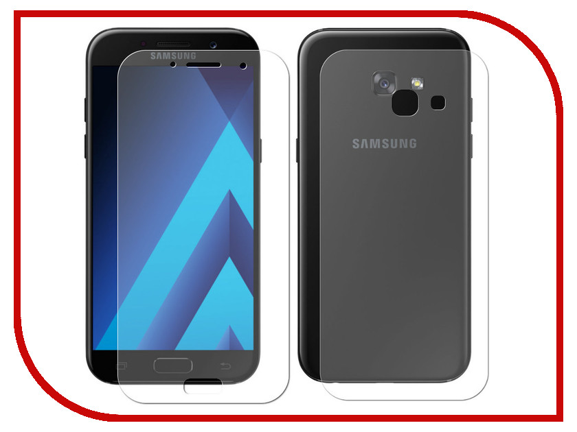     Samsung Galaxy A5 2017 5.2 Red Line Tempered Glass Front&Back 000011025, 435 