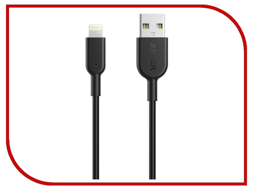  Anker Powerline II USB-Lightning 0.9m Black A8432H11, 1166 