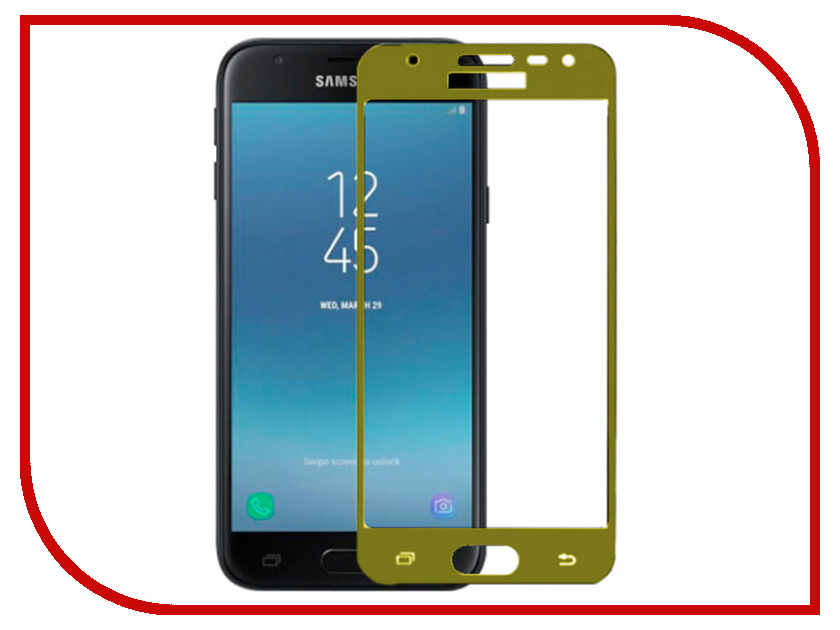     Samsung Galaxy J330 2017 Innovation 2D Full Glue Cover Gold 12334, 431 