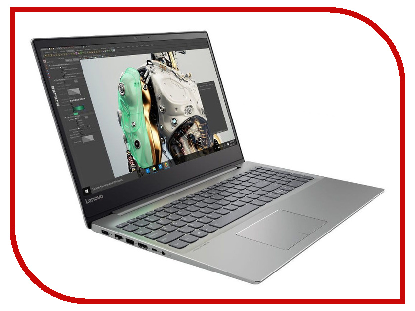  Lenovo 720-15IKBR 81C7001MRK Grey (Intel Core i5-8250U 1.6 GHz/6144Mb/1000Gb/No ODD/AMD Radeon RX 560M 4096Mb/Wi-Fi/Cam/15.6/1920x1080/DOS), 40819 